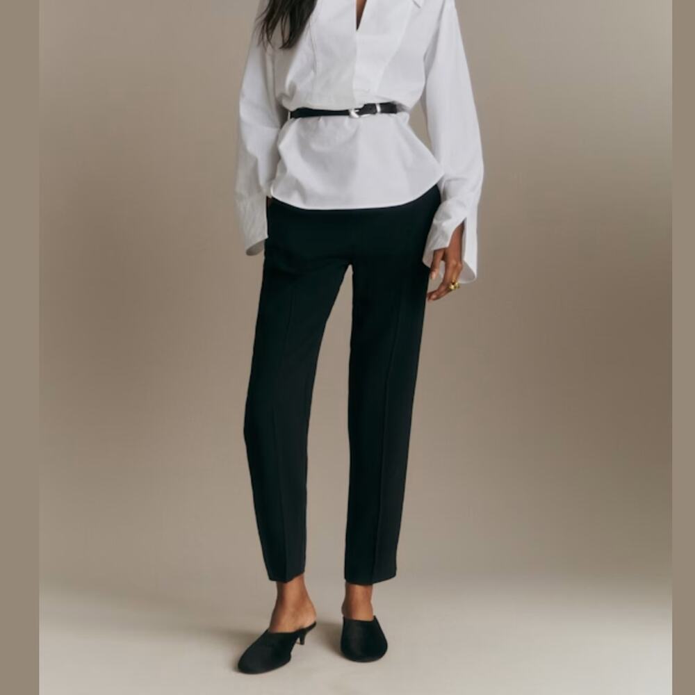 Sezane Womens' Gustavo Trouser Pants in Black size 34